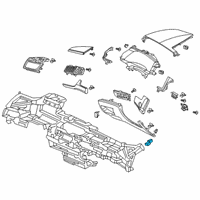 OEM 2021 Honda Clarity Light Assy, Ambient Diagram - 34760-T7A-003