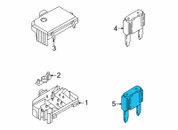 OEM Kia K900 Midifuse-100 Diagram - 1879004941