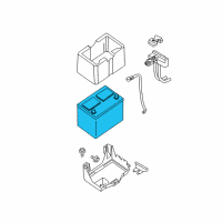OEM Nissan Pathfinder Armada Group 24F Battery Diagram - 999M1-NC24F