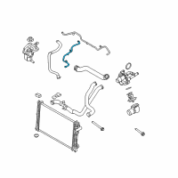 OEM 2012 Ford Fusion Overflow Hose Diagram - AH6Z-8075-A