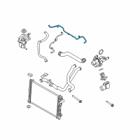 OEM Ford Fusion Reservoir Hose Diagram - AH6Z-8276-A