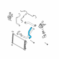 OEM 2007 Lincoln MKZ Upper Hose Diagram - 7H6Z-8260-C