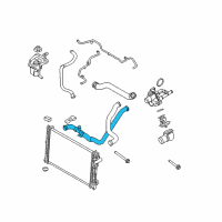 OEM 2010 Ford Fusion Lower Hose Diagram - AH6Z-8286-A