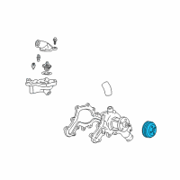 OEM Ford Explorer Sport Trac Pulley Diagram - 6L2Z-8509-AA