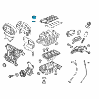 OEM 2015 Chevrolet Trax Filler Cap Diagram - 25192632