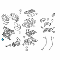 OEM Chevrolet Cruze Limited Seal, Crankshaft Front Oil Diagram - 24447223