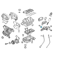 OEM Chevrolet Aveo Cooler Assembly Gasket Diagram - 55353319