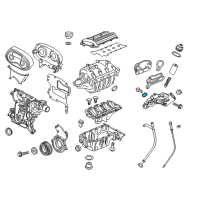 OEM Saturn Astra Cooler Assembly Gasket Diagram - 55353319