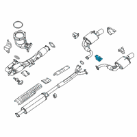 OEM 2016 Nissan Maxima Insulator-Exhaust Mounting Diagram - 20621-JN00A