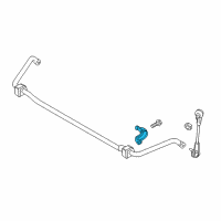 OEM 2021 BMW i3s Stabilizer Support Diagram - 31-30-6-867-490