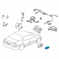 OEM 2000 Honda Accord Sensor Assy., Side Impact Diagram - 77970-S84-A92