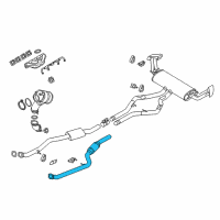 OEM 2011 BMW X5 Exhaust Pipe Diagram - 18-30-7-600-489