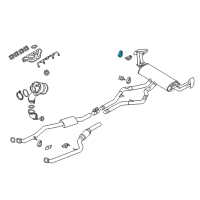 OEM 2017 BMW X5 Rubber Mounting Diagram - 18-30-7-583-940