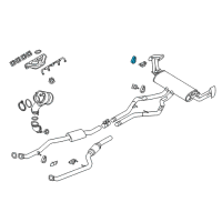 OEM 2013 BMW X6 Rubber Mounting Diagram - 18-30-7-583-940