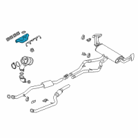 OEM 2012 BMW 650i xDrive Exhaust Manifold Diagram - 11-62-7-638-778