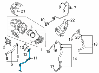 OEM Hyundai Santa Cruz Pipe Assembly-Oil Drain Diagram - 28245-2S300