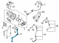 OEM 2022 Hyundai Santa Cruz Pipe Assembly-Oil Drain Diagram - 28245-2S300