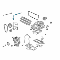 OEM 2010 Chrysler 300 Tube-Engine Oil Indicator Diagram - 53013979AB