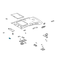 OEM 2008 Lexus LS460 Lamp Assy, Spot Diagram - 81360-50030-A0