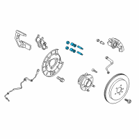 OEM Lincoln Mount Kit Diagram - FG1Z-2386-B