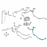 OEM 2014 Chrysler Town & Country Line-A/C Liquid Diagram - 68142913AA