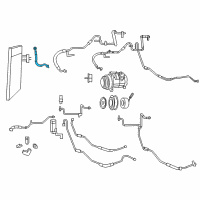 OEM Chrysler Town & Country Line-A/C Discharge Diagram - 5058865AB