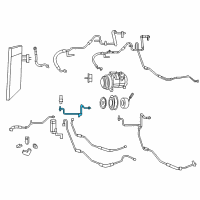 OEM Chrysler Town & Country Line-A/C Liquid Diagram - 68142912AA