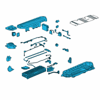 OEM 2012 GMC Yukon BATTERY KIT-GEN Diagram - 84629371