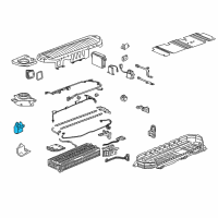 OEM Cadillac Relay Diagram - 25870515
