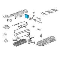 OEM 2013 GMC Yukon MODULE ASM-BAT ENGY CONT Diagram - 84442220