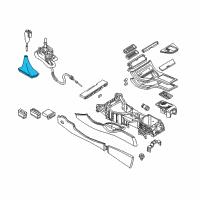 OEM 2006 BMW X5 Leather Shifter Boot Diagram - 25-16-7-524-978