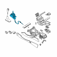 OEM BMW X5 Automatic Transmission Gear Shift Diagram - 25-16-7-525-328