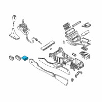 OEM 2006 BMW X5 Rear Heatable Seat Switch Diagram - 61-31-6-988-957