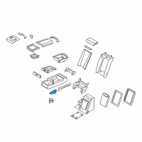 OEM BMW 750Li Seat Adjustment Switch, Left Diagram - 61-31-9-163-278