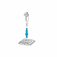 OEM BMW 335i xDrive Spark Plugs Diagram - 12-12-0-037-244