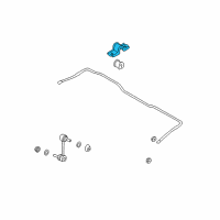 OEM 1997 Hyundai Tiburon Bracket-Rear Stabilizer Diagram - 55514-29010