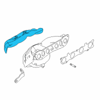 OEM 2022 Nissan Rogue Sport Cover-Exhaust Manifold Diagram - 16590-4BC0A
