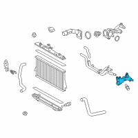 OEM 2013 Toyota Highlander Water Outlet Diagram - 16331-31200