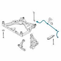 OEM 2015 Nissan Murano Stabilizer-Front Diagram - 54611-5AA1A