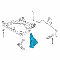 OEM 2017 Nissan Murano Knuckle Spindle-RH Diagram - 40014-5AA0A