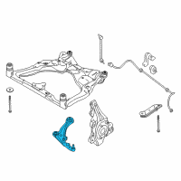 OEM 2019 Nissan Murano Link Complete-Transverse, Rh Diagram - 54500-5AA0C