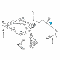 OEM 2015 Nissan Murano Bush-Stabilizer Diagram - 54613-5AA0A
