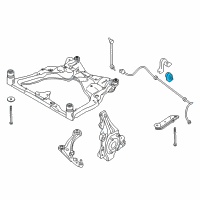 OEM 2016 Nissan Murano Bush-Stabilizer Diagram - 54613-5AA0A