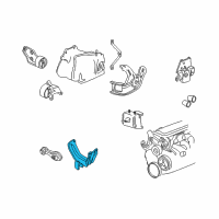 OEM 1999 Chevrolet Cavalier Bracket Asm-Engine Mount Strut Diagram - 22615281