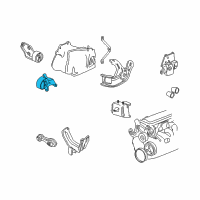 OEM 2005 Chevrolet Cavalier Transmission Mount Diagram - 22617128