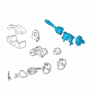 OEM 2008 Hyundai Azera Switch Assembly-Multifunction Diagram - 93400-3L360