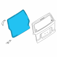 OEM 2005 Ford Escape Weatherstrip Diagram - YL8Z-7843720-AA