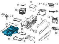 OEM Jeep CONSOLE-CONSOLE Diagram - 6WK321X8AC