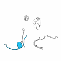OEM 2006 Chevrolet Uplander Hose Asm-P/S Gear Inlet Diagram - 15777622