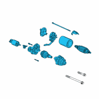 OEM Acura CL Starter Motor Assembly (Sm-44237) (Mitsuba) Diagram - 31200-PGE-A11